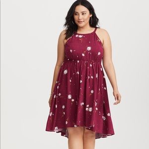 Floral Torrid high low dress